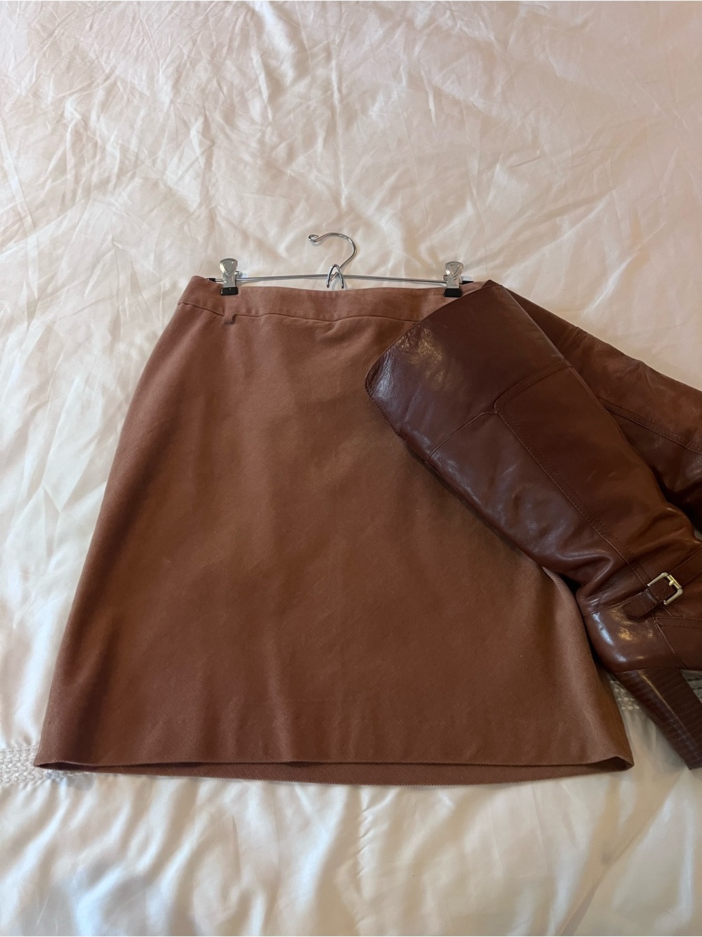 Ann Taylor Brown Corduroy Pencil Skirt